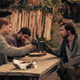 Josha Stradowski, Marcus Rutherford and Barney Harris in The Wheel Of Time